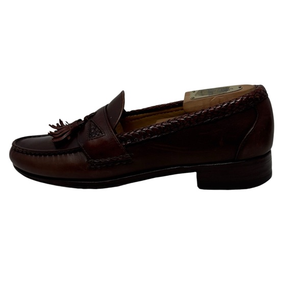 Allen Edmonds Maxwell leather tassel men’s loafers size 9 B - Picture 6 of 11